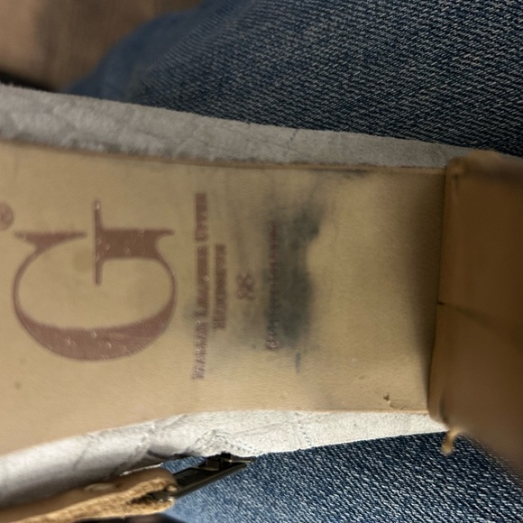 Grotesque size 7.5 (38 Euro) snake print 2 tone (intentional shading toes) GUC - Picture 13 of 16